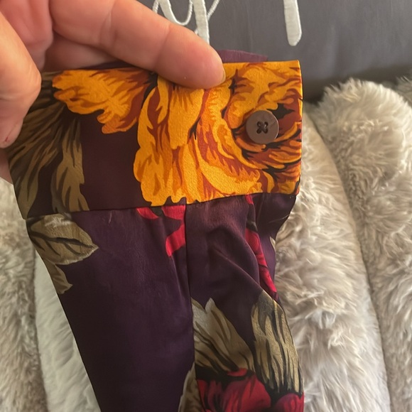 ELLEN Tracy  Vintage THE MOST Gorgeous very long all silk  blouse med LG new - Picture 5 of 9